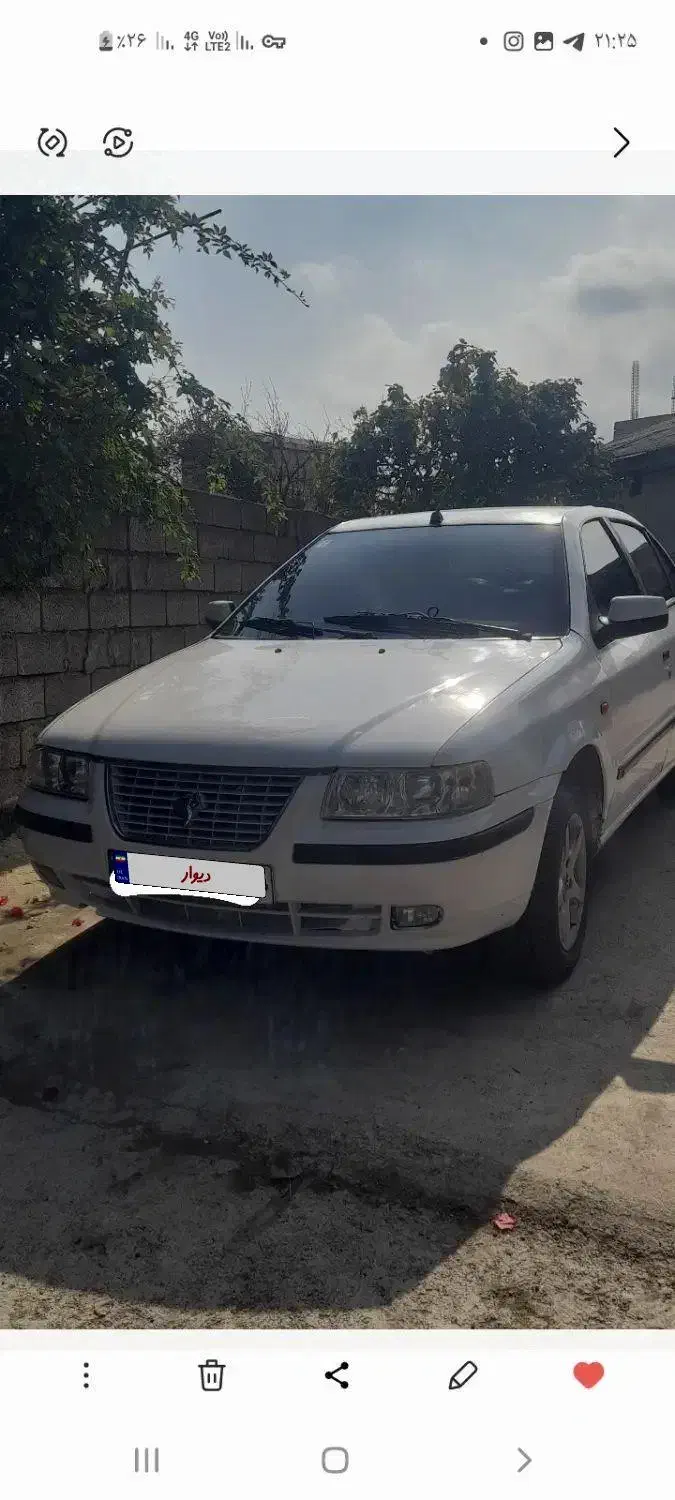 سمند مدل ۹۰ فروشی|خودرو سواری و وانت|تالش, هشتپر|دیوار