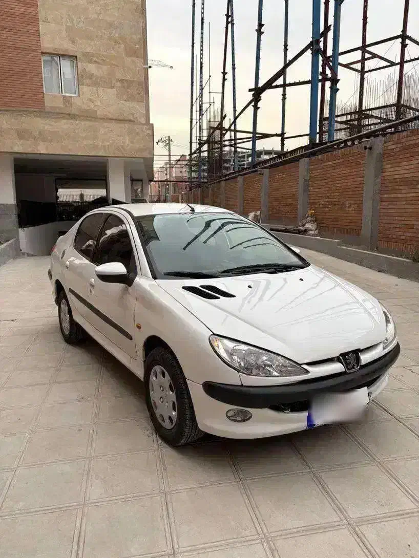 پژو ۲۰۶ sd سفید|خودرو سواری و وانت|مشهد, الهیه|دیوار