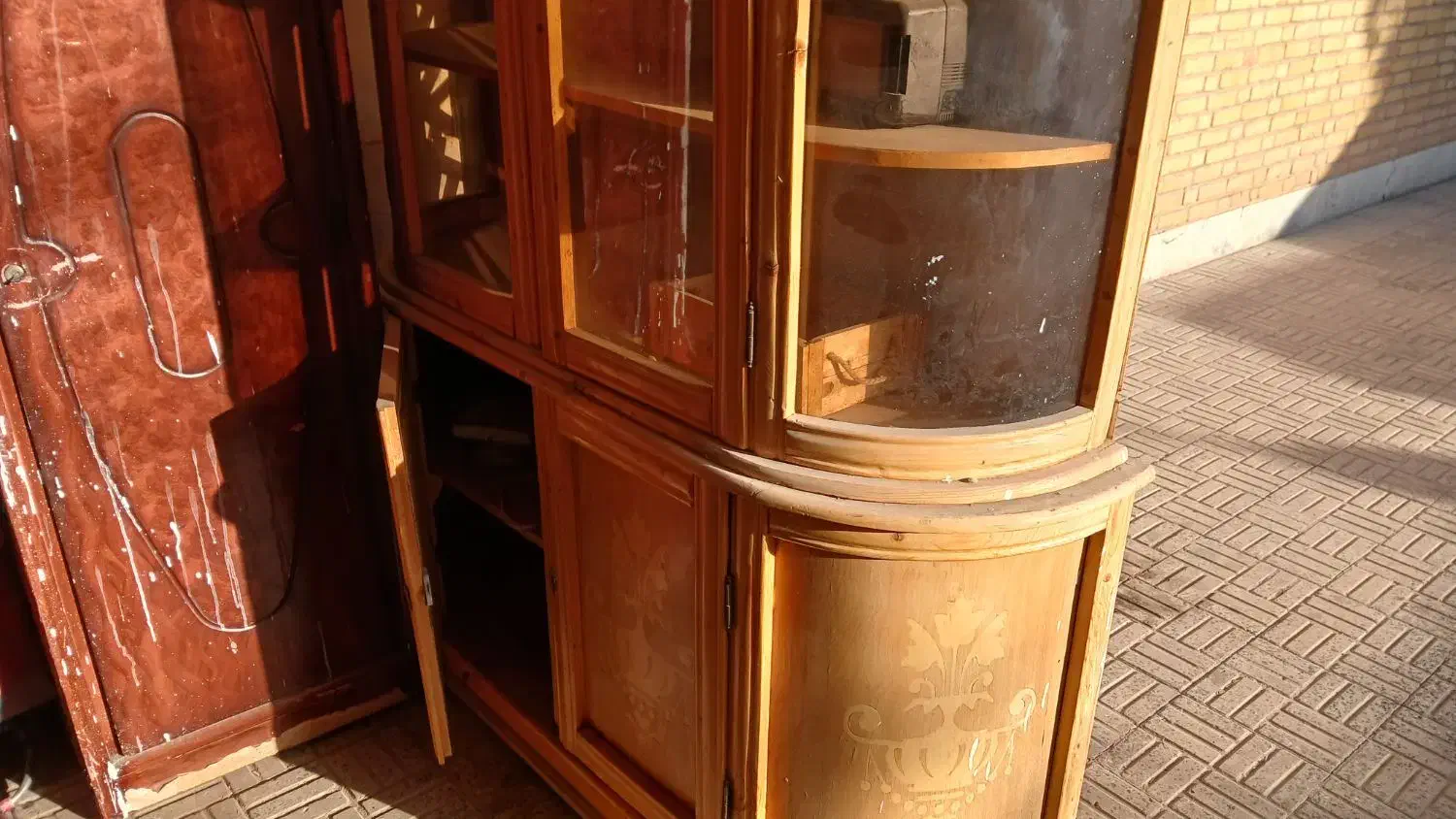 ویترین۲تیکه کمد دکوری و دیوارکاذب و دراور|بوفه، ویترین، کنسول|نجفآباد, ویلاشهر|دیوار