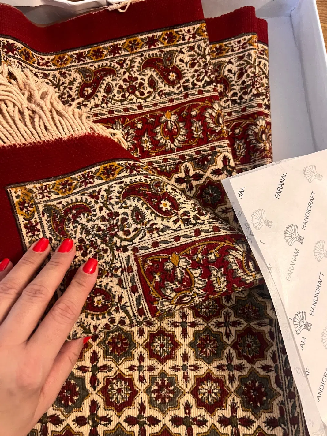 زیلو قلمکار مدل آساره|گلیم، جاجیم، گبه|تهران, مدائن|دیوار