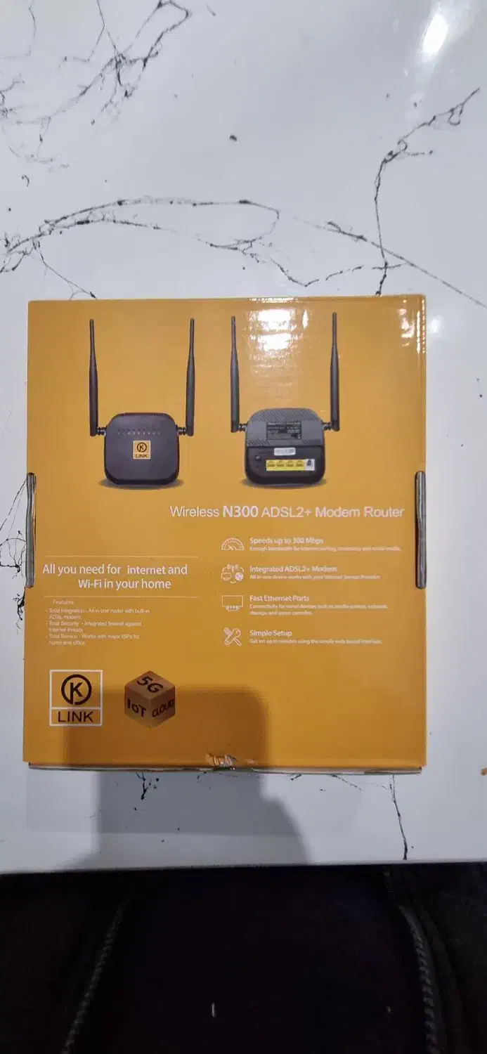 مودم روتر ADSL کی لینک مدل DSL 124 2|مودم و تجهیزات شبکه|کرج, برغان|دیوار