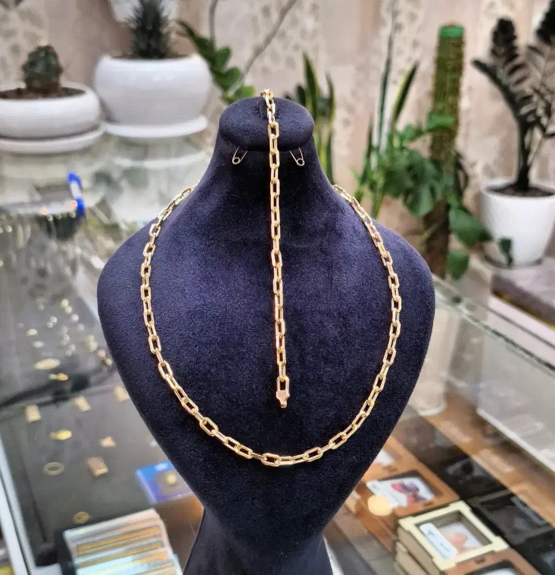 گردنبند و دستبند هرمس بدون اجرت ومالیات فقط ۹ درصد|جواهرات|رشت, فلسطین|دیوار