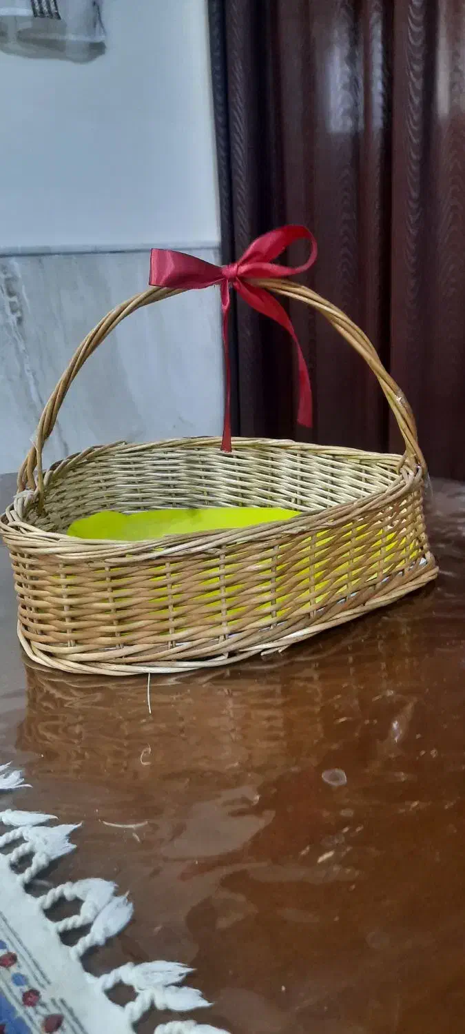 سبد چوبی یلدایی|صنایع دستی و سایر لوازم تزئینی|قم, حنیف نژاد|دیوار