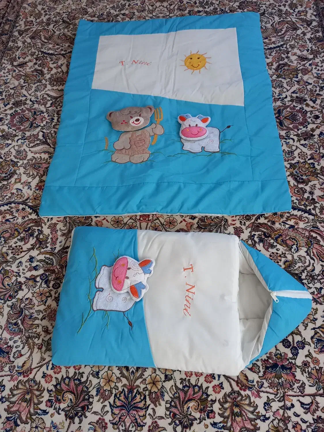 لحاف یا رو تختی و قنداق فرنگی|اسباب و اثاث بچه|کرمانشاه, |دیوار