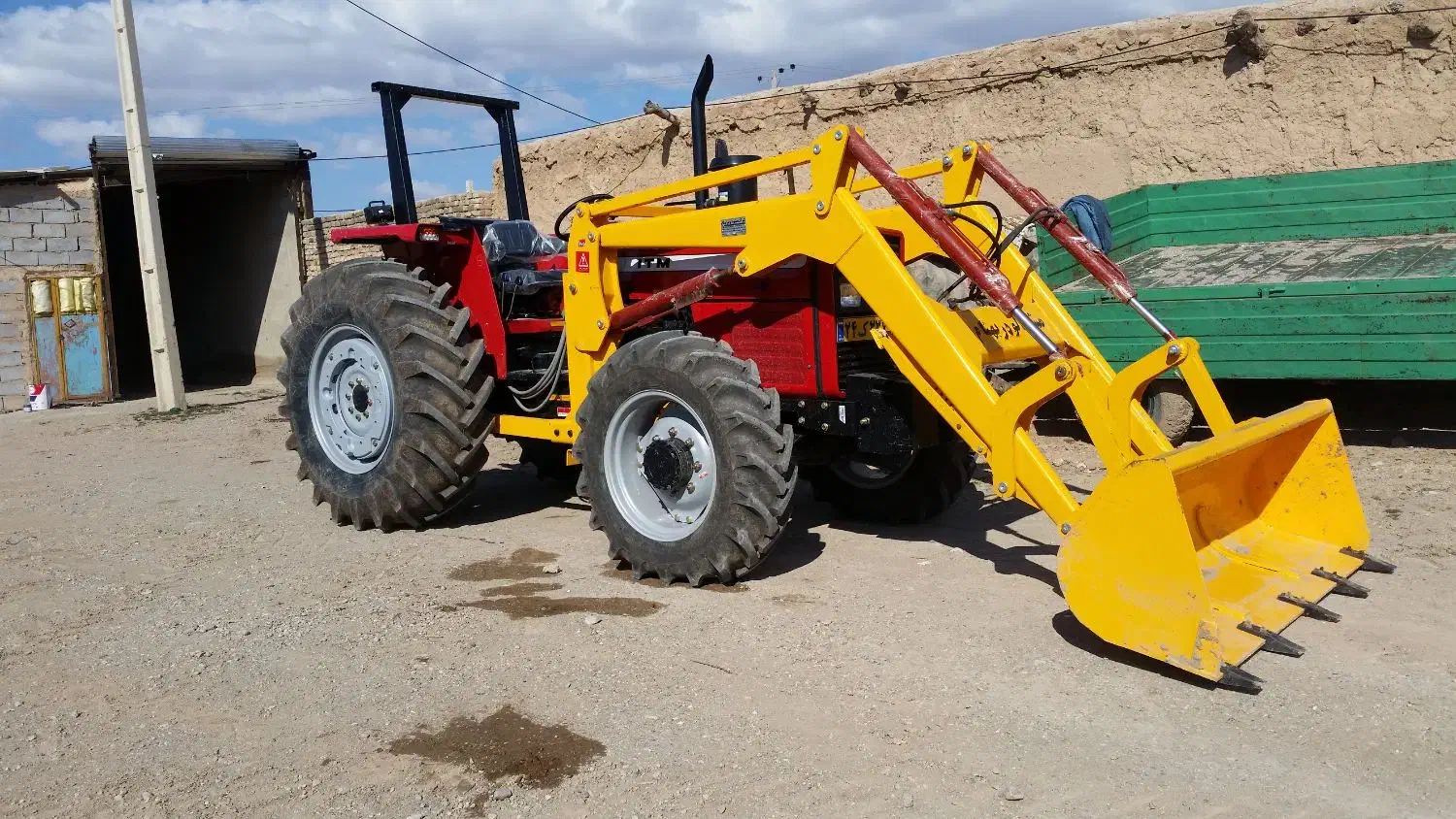 تراکتور بیل دار اماده همکاری با ارگان ها دولتی و..|خدمات باغبانی و درختکاری|قم, چهل درخت|دیوار