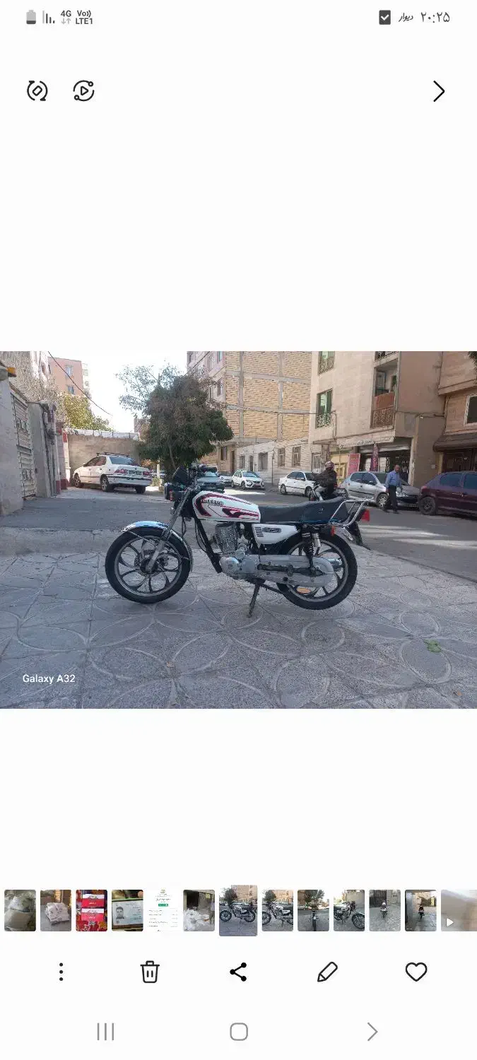 موتور ۲۰۰ مدل ۹۵استارتی|موتورسیکلت|بروجرد, |دیوار