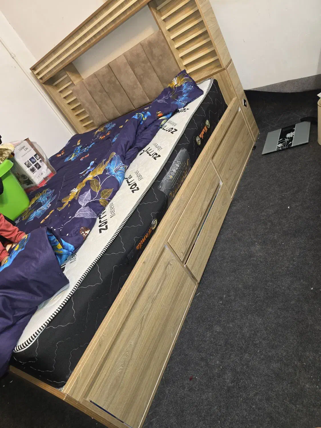 تخت خواب همراه با تشک|تشک تختخواب|سیرجان, |دیوار