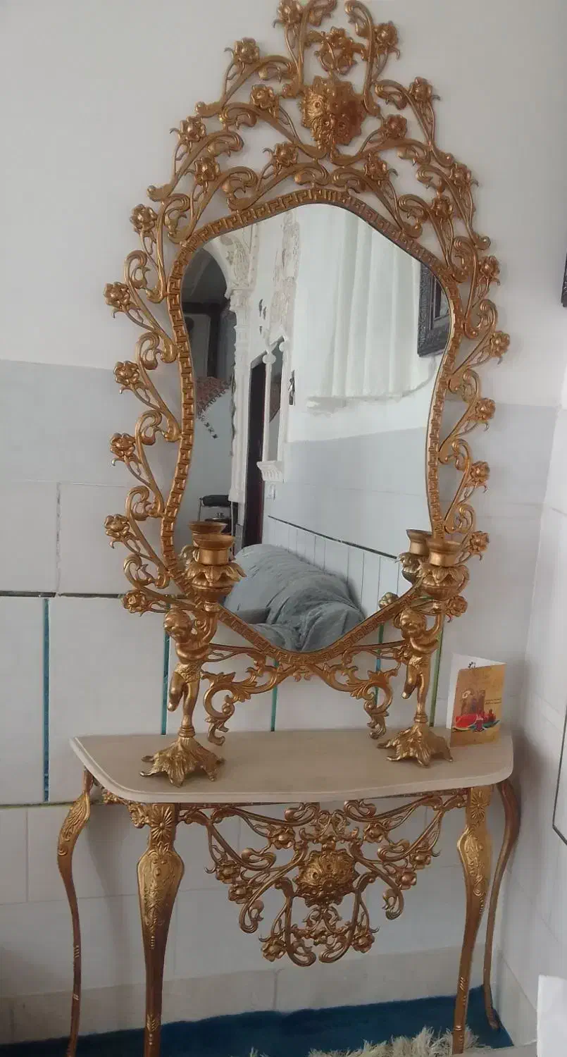 اینه شعمدان آلومینیوم|بوفه، ویترین، کنسول|سیستان, |دیوار