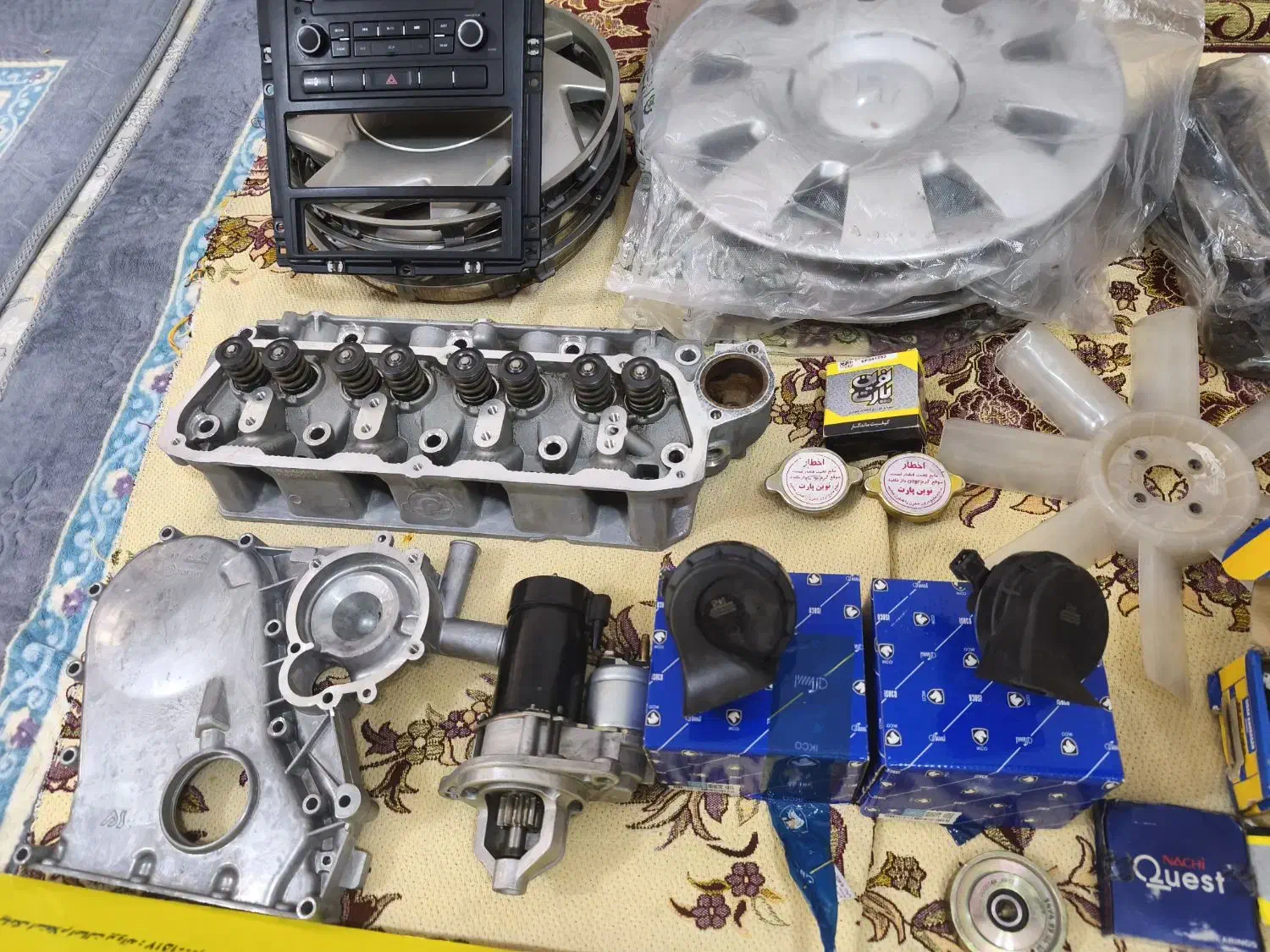 استارت ورادیاتور 1جفت توپی چرخ  آریسان1 سواری روآ|قطعات یدکی و لوازم جانبی|شیراز, سعدیه جنوبی|دیوار