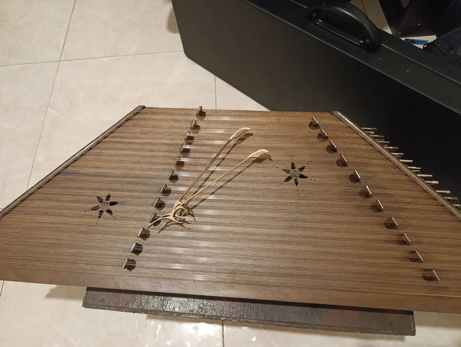 سنتور ۱۲ خرک سیروس رضوانی|سازهای سنتی|کرج, عظیمیه|دیوار