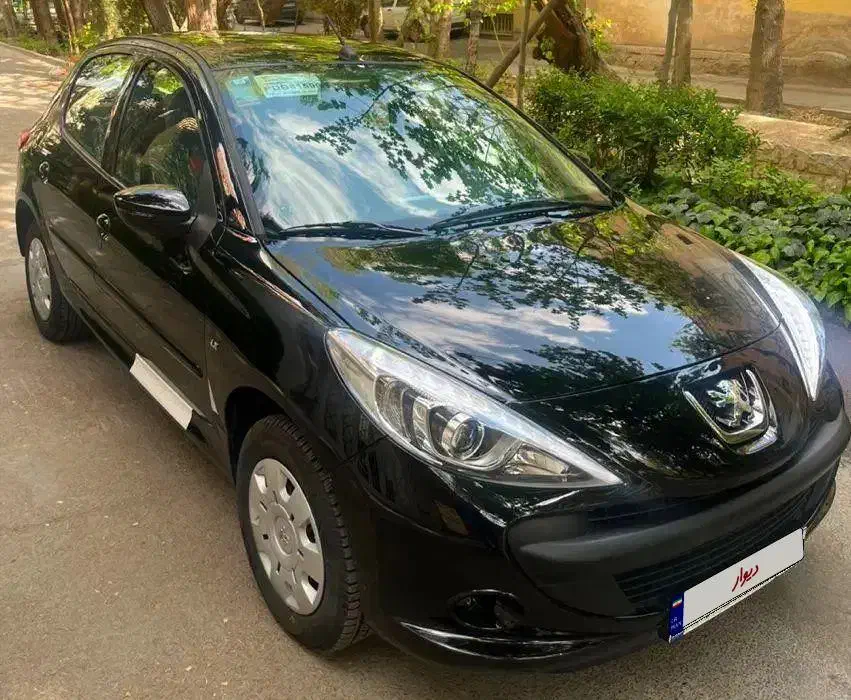 پژو ۲۰۷ TU3 مشکی آبنوس متالیک|خودرو سواری و وانت|اصفهان, باغ زرشک|دیوار