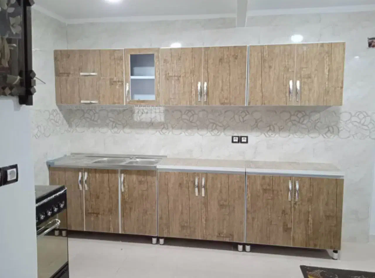 کابینت فلز درب ملامینه ضد رطوبت سری۶متری|مصالح و تجهیزات ساختمان|سنگدوین, |دیوار