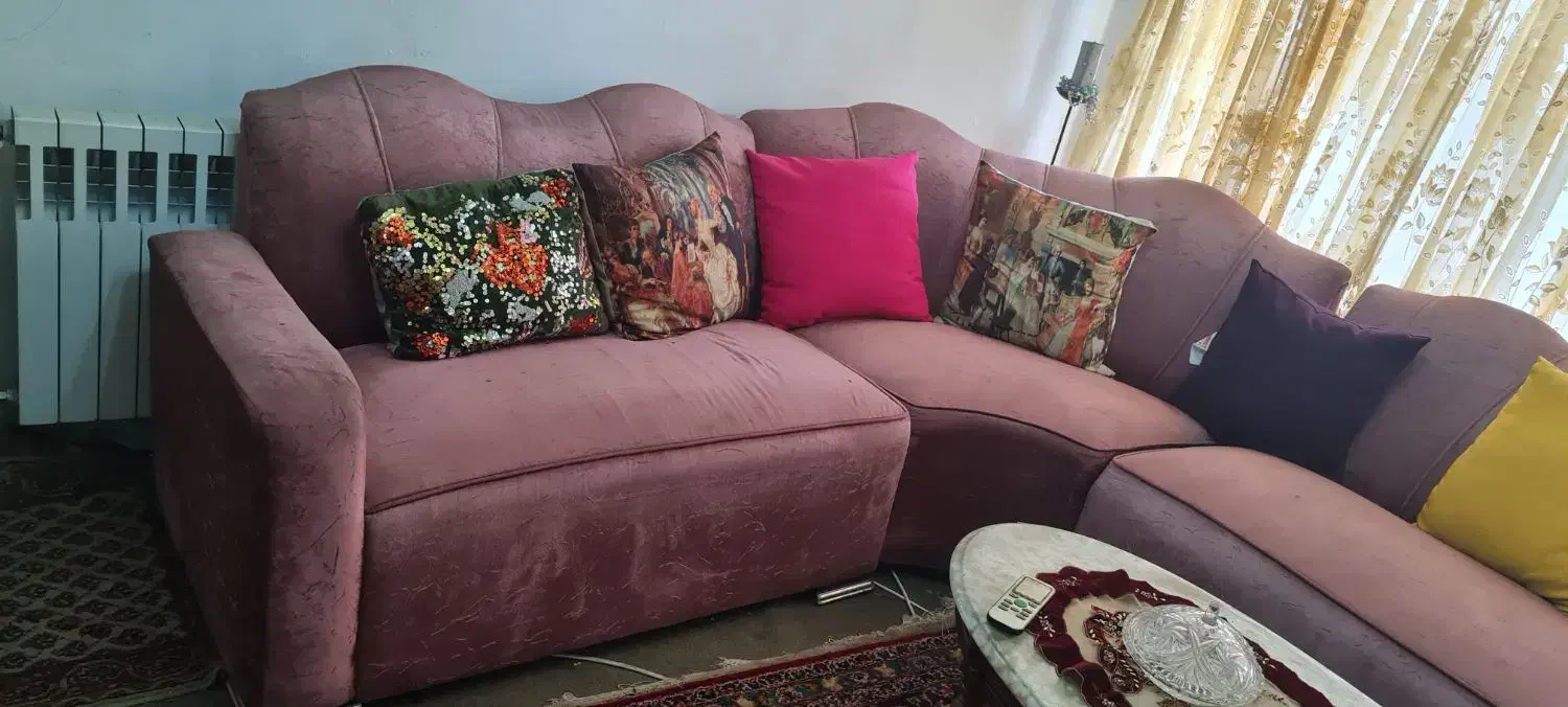 مبل راحتی ال در حد نو|مبلمان خانگی و میز عسلی|رشت, گلسار|دیوار