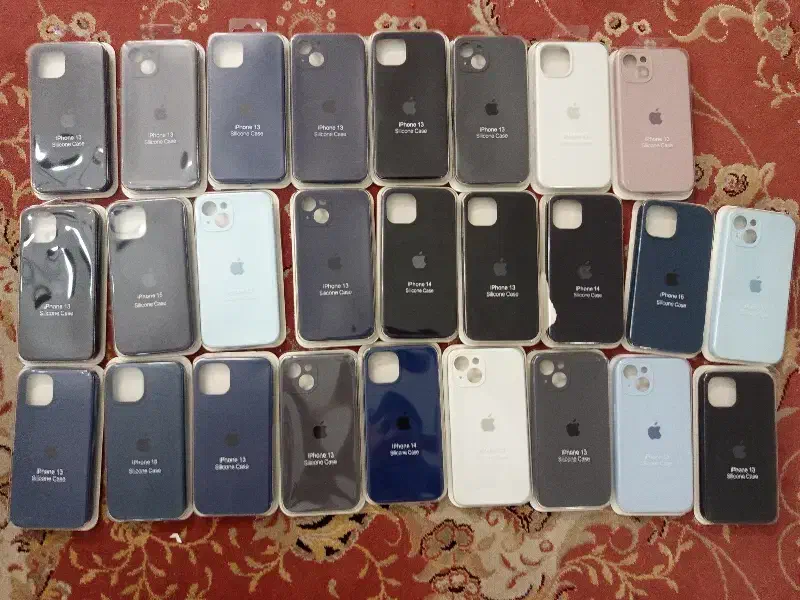 قاب سیزده تا چهارده سیلیکونی اصل ته لنجی از گناوه|لوازم جانبی موبایل و تبلت|محلات, |دیوار