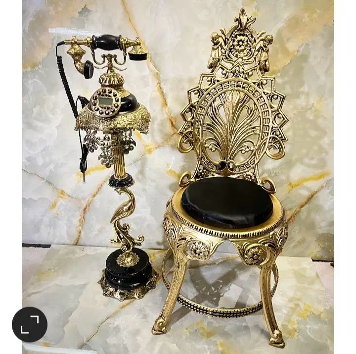 تلفن کنار سالنی تمام برنز|صنایع دستی و سایر لوازم تزئینی|قم, شهرک توانیر|دیوار