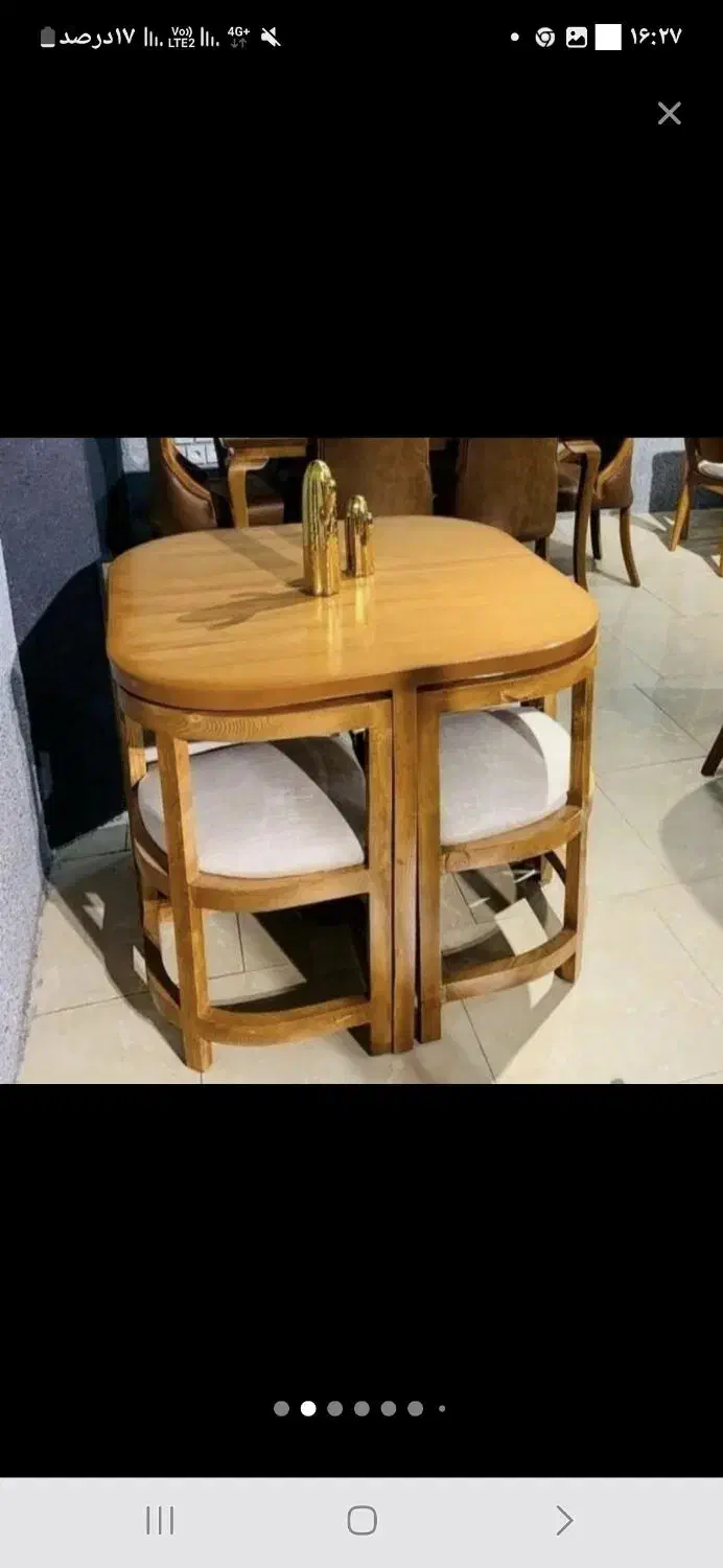 میز ناهار خوری 4نفره کمجا|میز و صندلی غذاخوری|تهران, شهرک ولیعصر جنوبی|دیوار