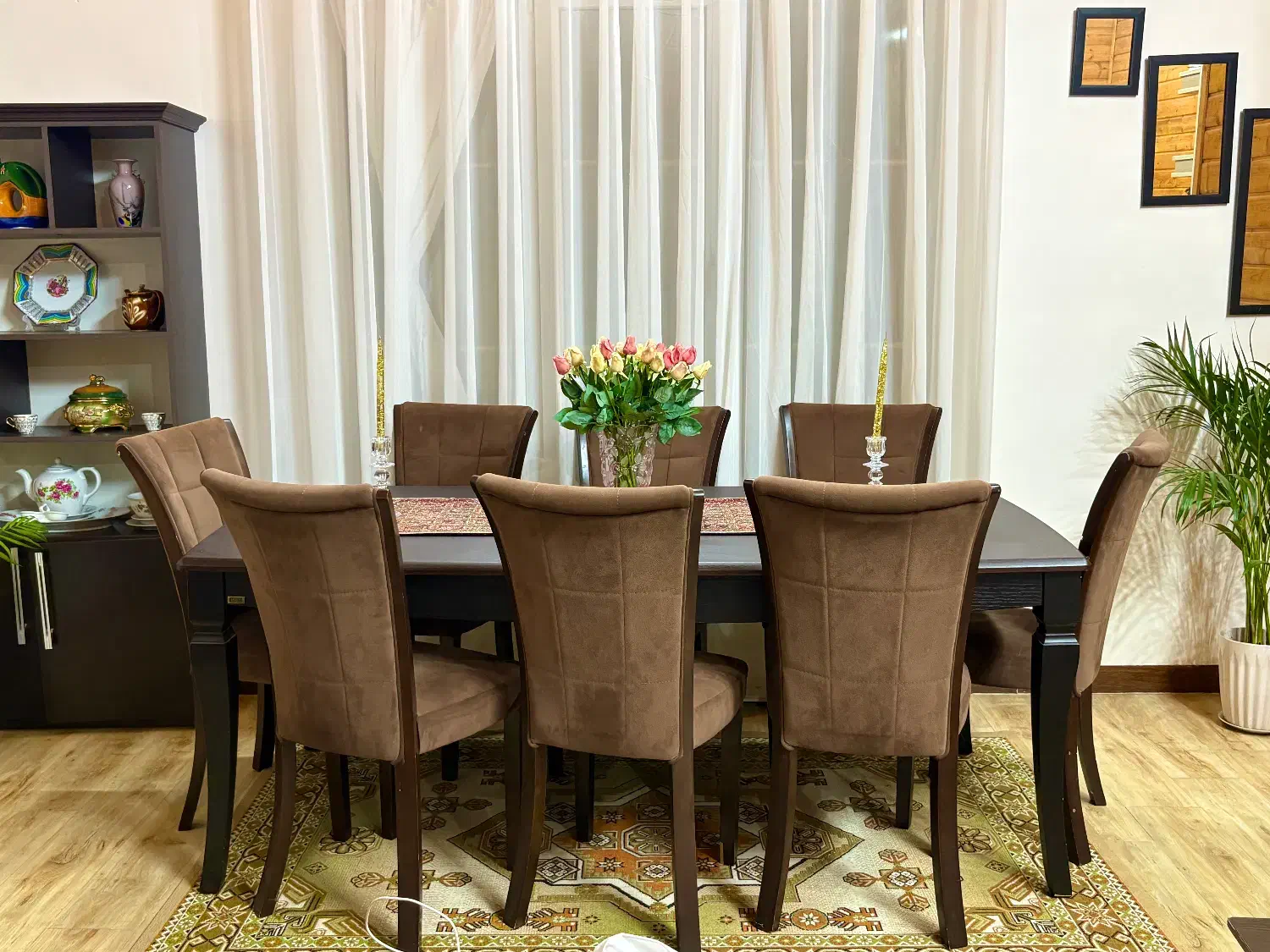 میز نهارخوری|میز و صندلی غذاخوری|لنگرود, |دیوار