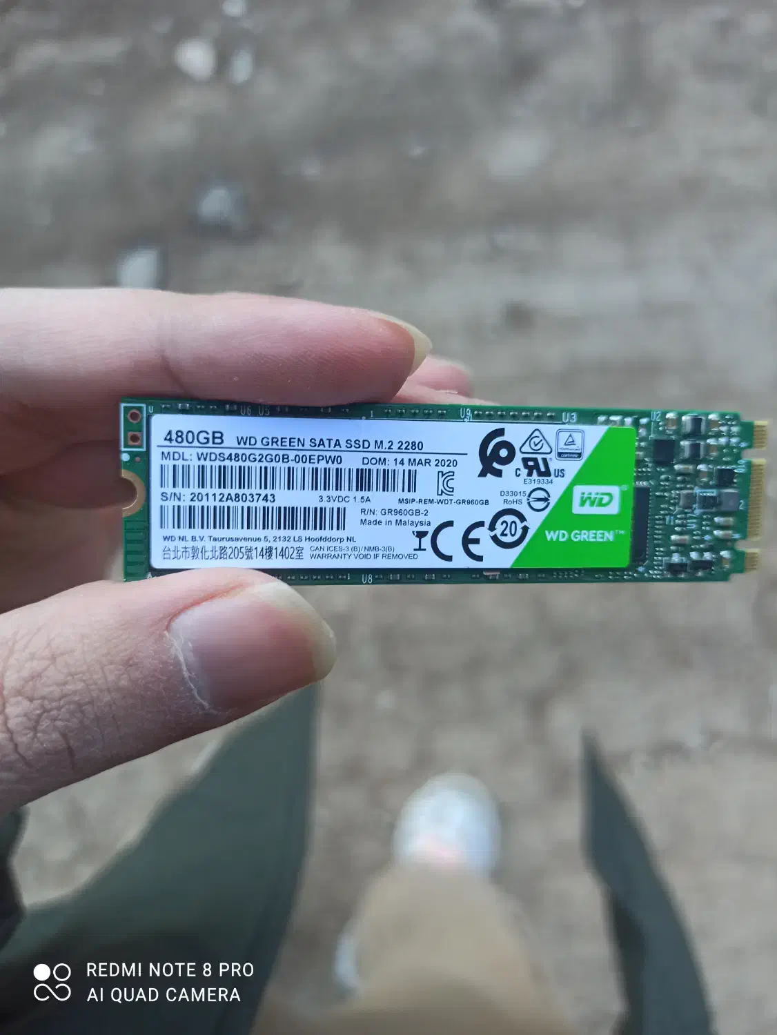 هارد اس اس دی گرین 500 گیگابایت ام ۲|قطعات و لوازم جانبی رایانه|خرمآباد, |دیوار