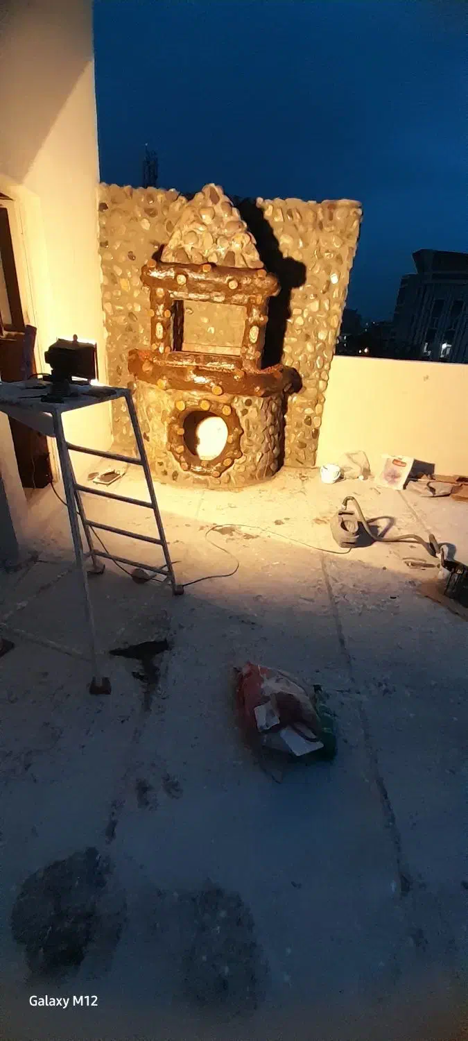 نقاشی ساختمان حضرتی|خدمات پیشه و مهارت|پاکدشت, پاکدشت (مامازند)|دیوار