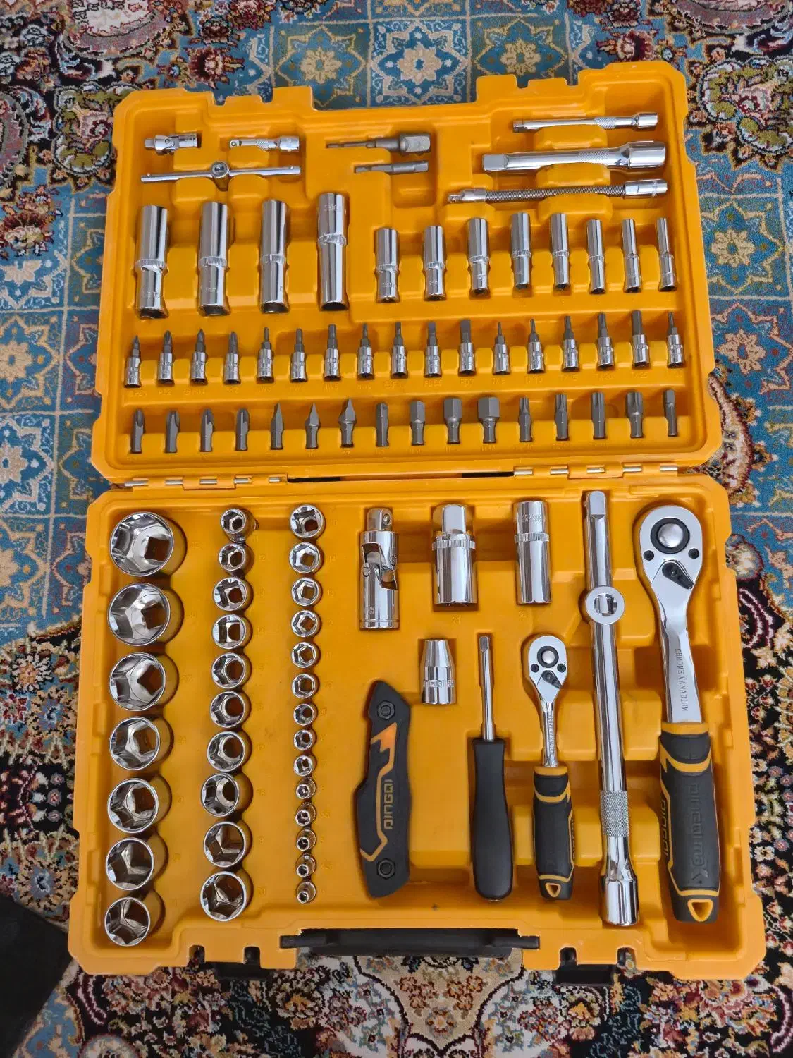 جعبه بکس 93 پارچه دینگی نو استفاده نشده|ابزارآلات|اصفهان, برازنده|دیوار
