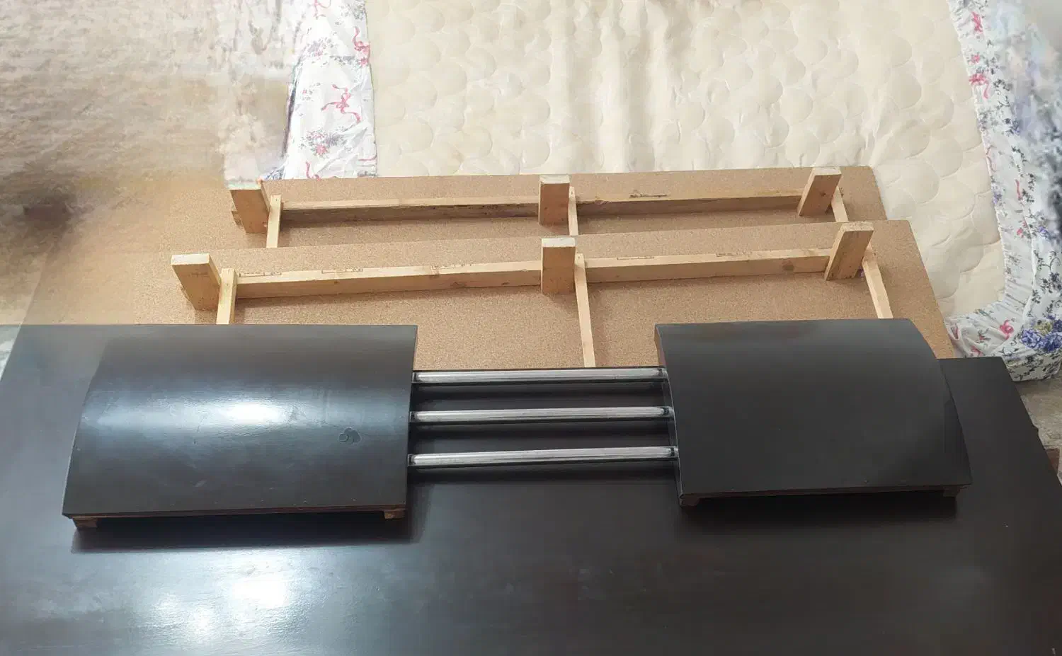 تخت دونفره با تشک|تخت و سرویس خواب|بوئین زهرا, |دیوار