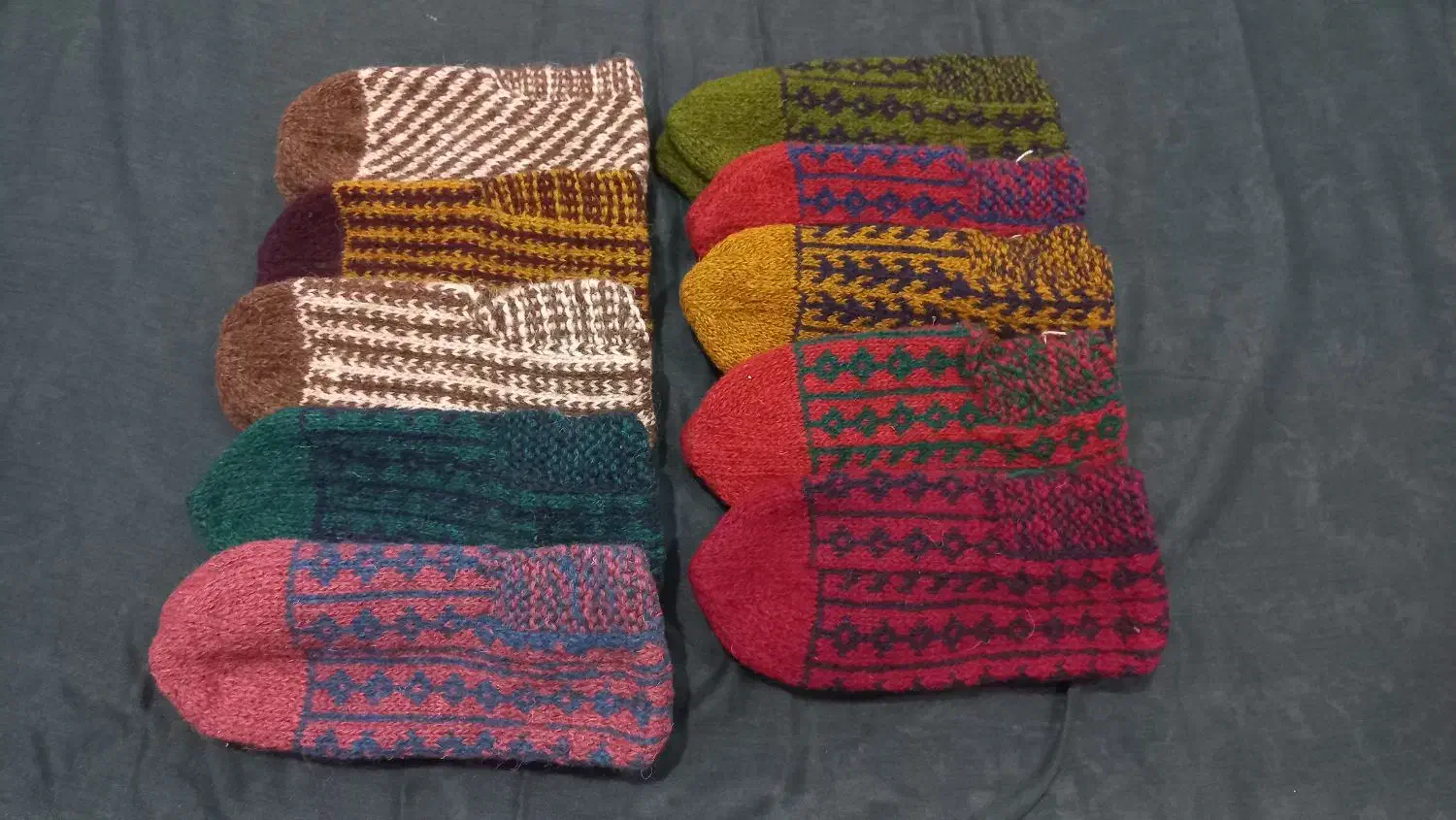 جوراب دستبافت / گیوه / جوراب / دستبافت|لباس|اردبیل, |دیوار