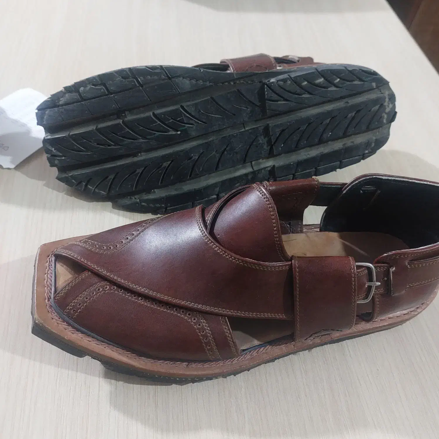 صندل چرم|کیف، کفش، کمربند|زاهدان, |دیوار