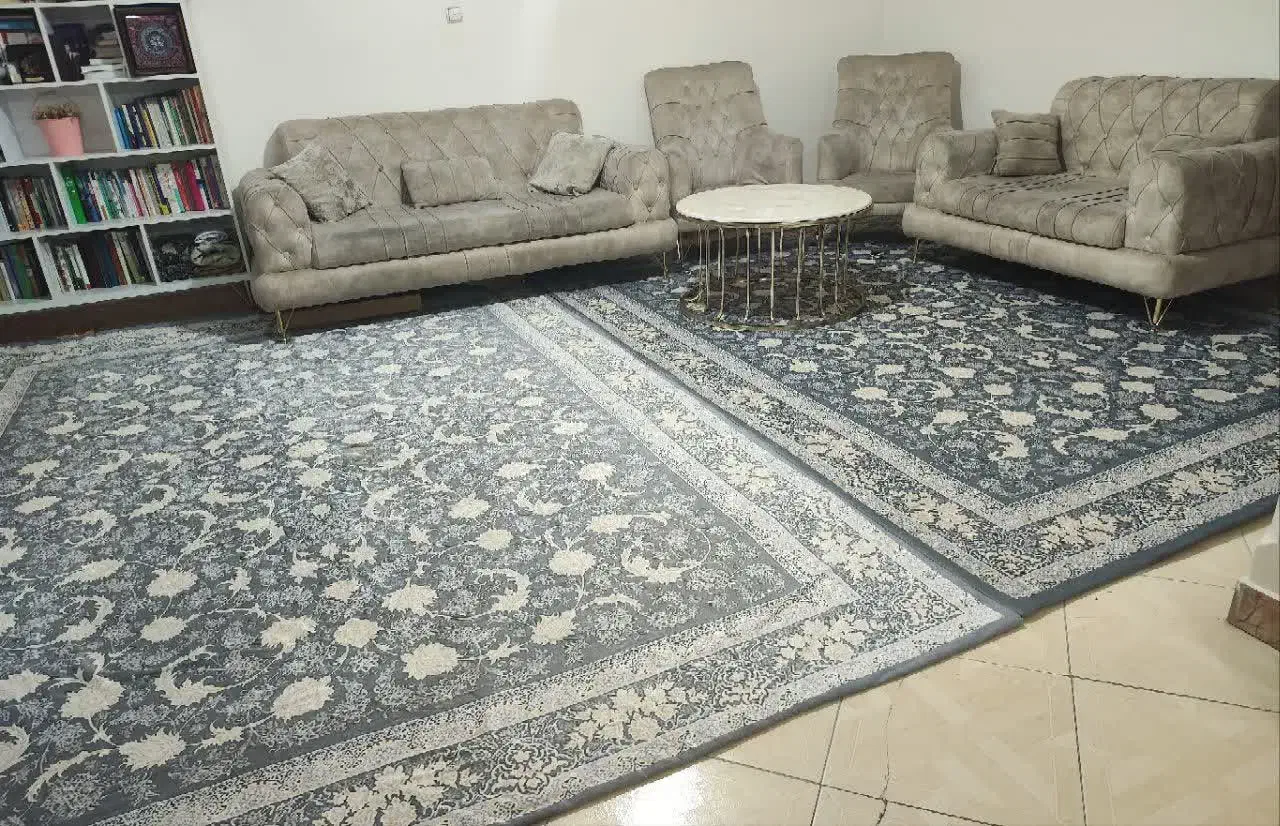 یک جفت روفرشی دورکشدار مخمل شانل ۹ متری شیک|روفرشی|تهران, خلیج فارس|دیوار