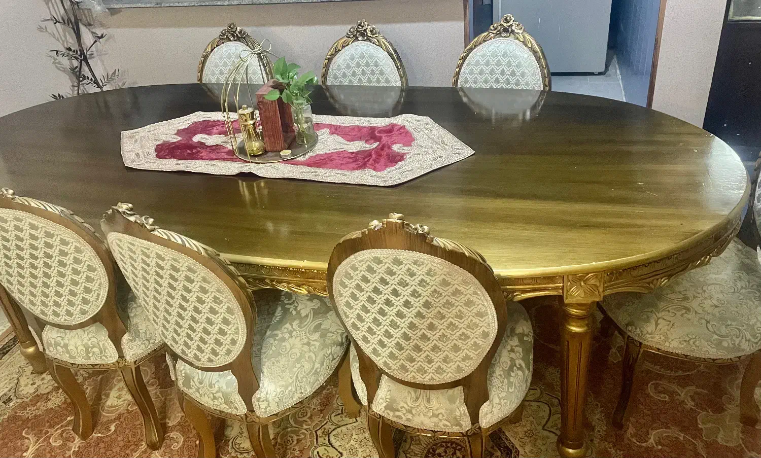 سرویس مبلمان چوب طرح فرحی|مبلمان خانگی و میز عسلی|بم, |دیوار