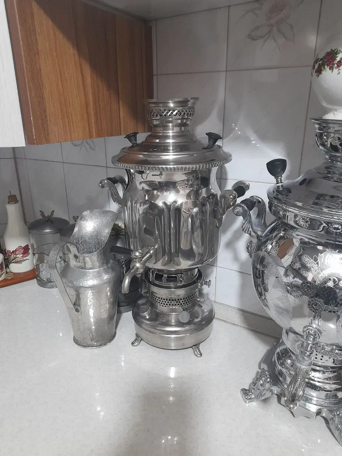 سماور نفتی قدیمی عالی نسب|سماور، چای‌ساز، قهوه‌ساز|تهران, ائمه اطهار|دیوار