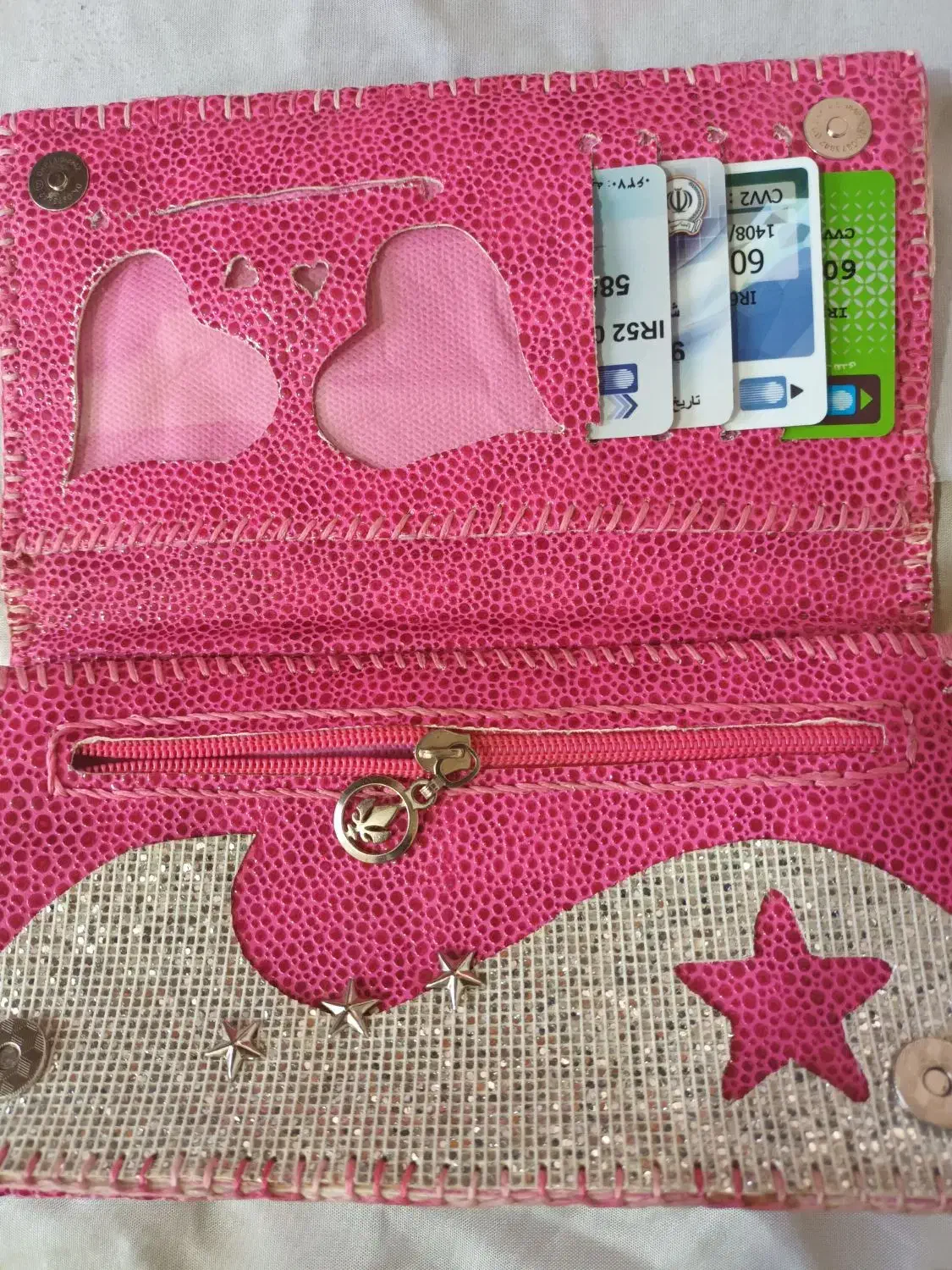 کیف پول چرم جنس عالی، دست ساز و زیبا|کیف، کفش، کمربند|نجف‌آباد, یزدانشهر|دیوار