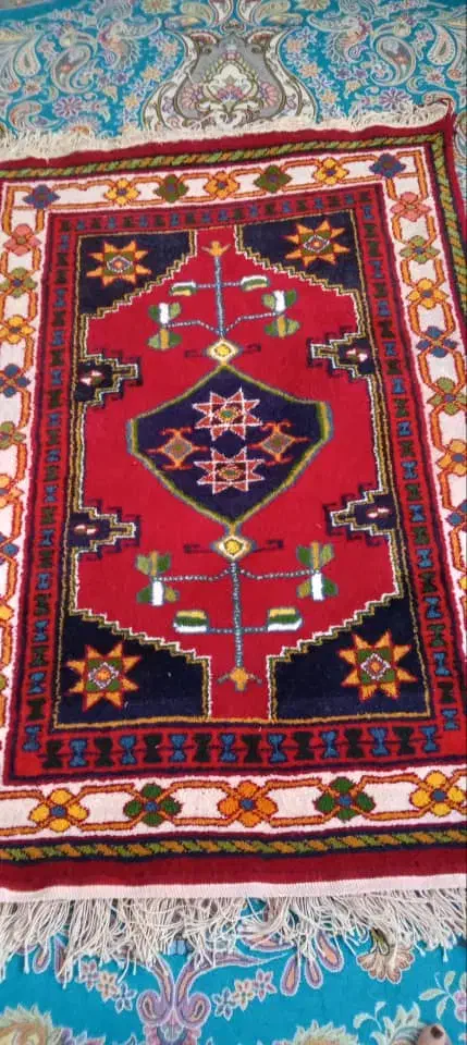 قالیچه سنتی بختیاری|گلیم، جاجیم، گبه|اصفهان, شاهزاده ابراهیم|دیوار