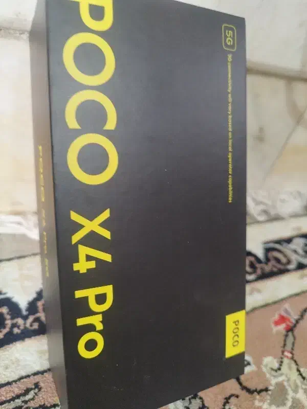 گوشی poco x4 pro 5G 256 بدون خط و خش و تمیز و سالم|موبایل|لنجان, |دیوار