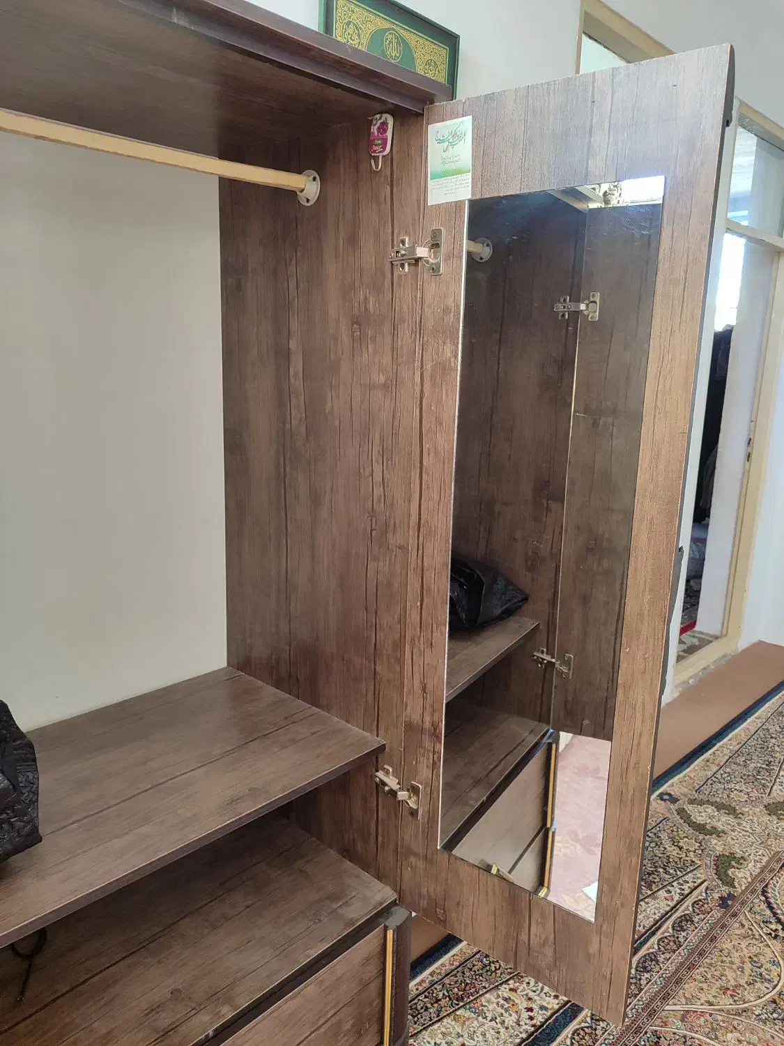 کمد جا دار سفارشی ساز|جاکفشی، کمد، دراور|اسفراین, |دیوار