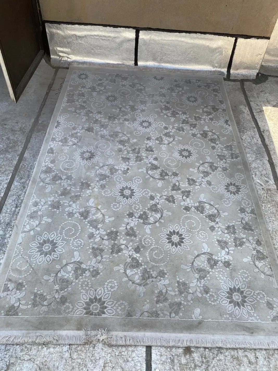 قالیچه کرم گل برجسته|فرش|تهران, شمس‌آباد|دیوار