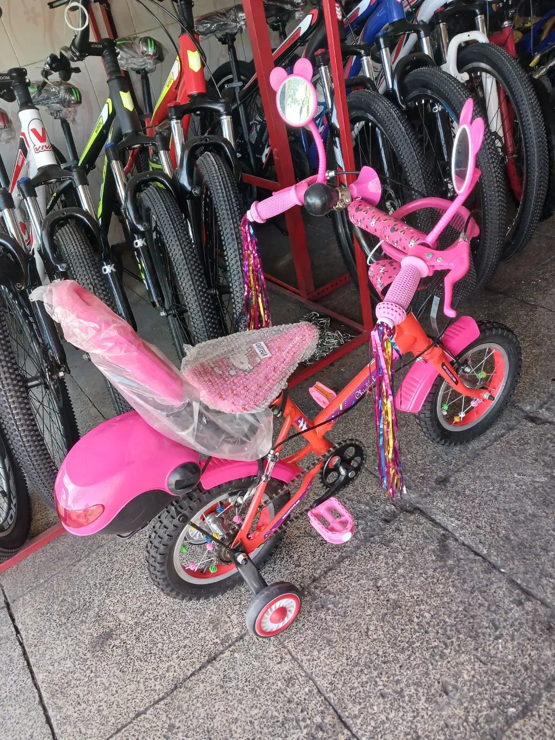 دوچرخه سایز ۱۲ دخترونه نو آکبند|دوچرخه، اسکیت، اسکوتر|قرچک, زیبا شهر|دیوار