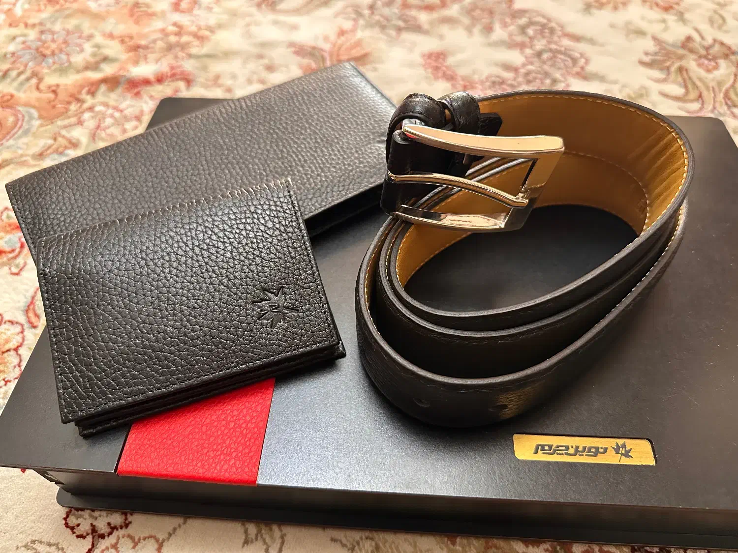 ست ۳ تکه کمربند کیف پول کیف مدارک نوین چرم نو|کیف، کفش، کمربند|تهران, شهرک آتی شهر|دیوار