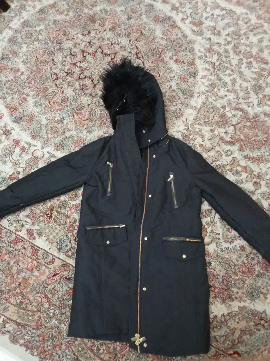 کت مشکی کلاه دار|لباس|تهران, تهرانسر شمالی|دیوار