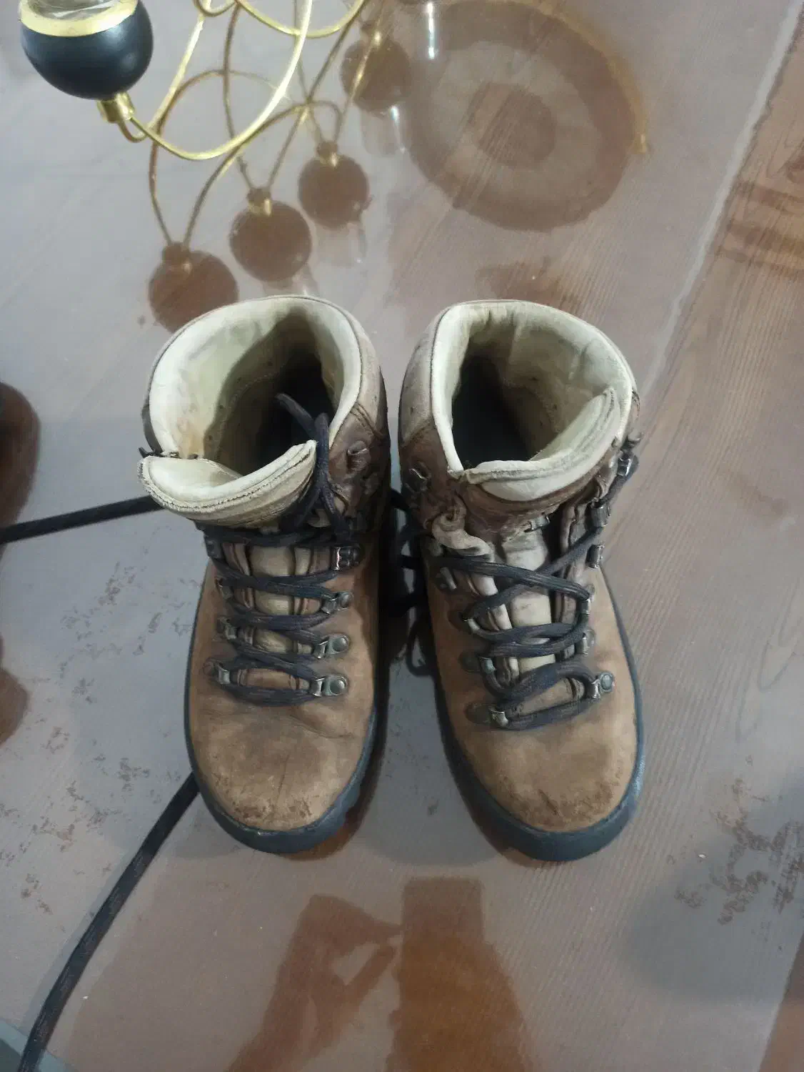 پوتین چرم آلمانی مناسب شهر و کوه|کیف، کفش، کمربند|محمدیه-قزوین, |دیوار