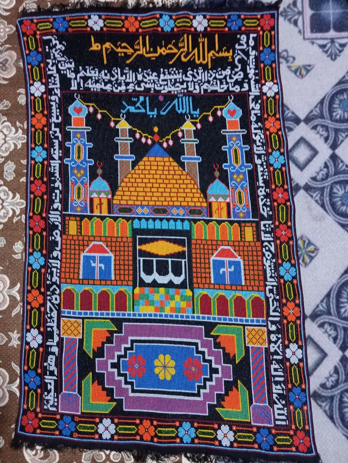 تابلوزندان باف|گلیم، جاجیم، گبه|زاهدان, |دیوار