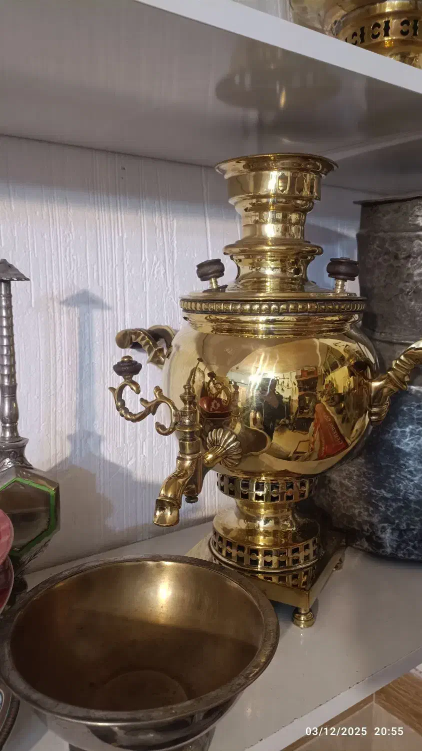 سماور روسی توپی|سماور، چای‌ساز، قهوه‌ساز|آذرشهر, |دیوار