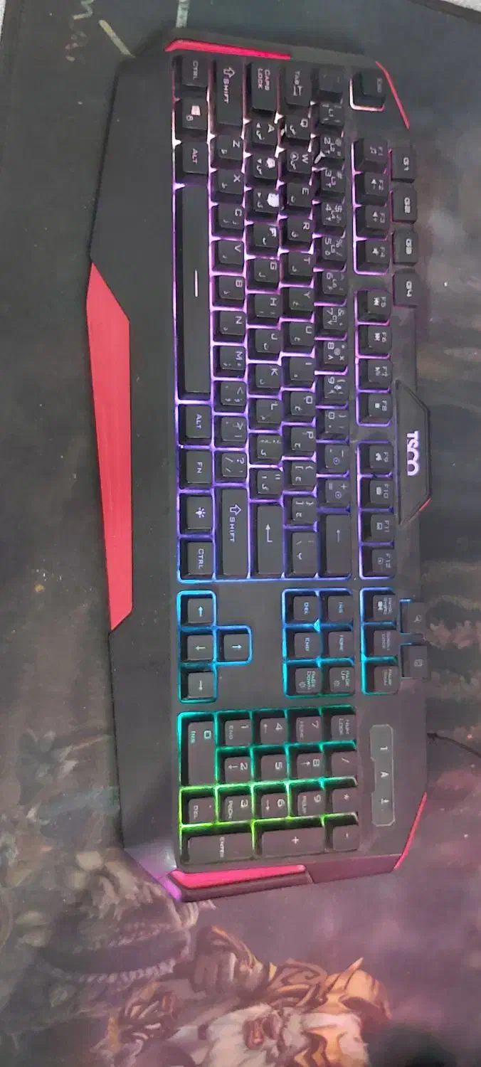 کیبورگیمینگ ارجی بی|قطعات و لوازم جانبی رایانه|قم, نیروگاه|دیوار