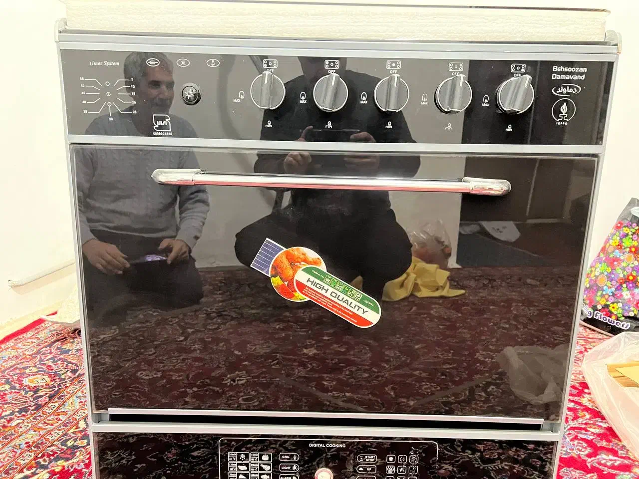 اجاق گازی طرح فر بهسوزان|اجاق گاز و لوازم برقی پختوپز|مرند, |دیوار