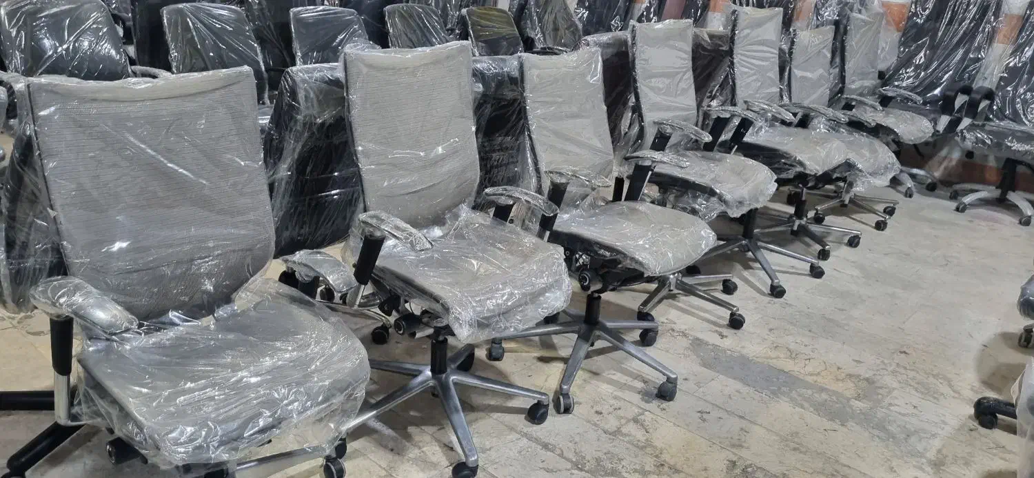 صندلی اداری پشت توری|صندلی و نیمکت|مشهد, شفا|دیوار