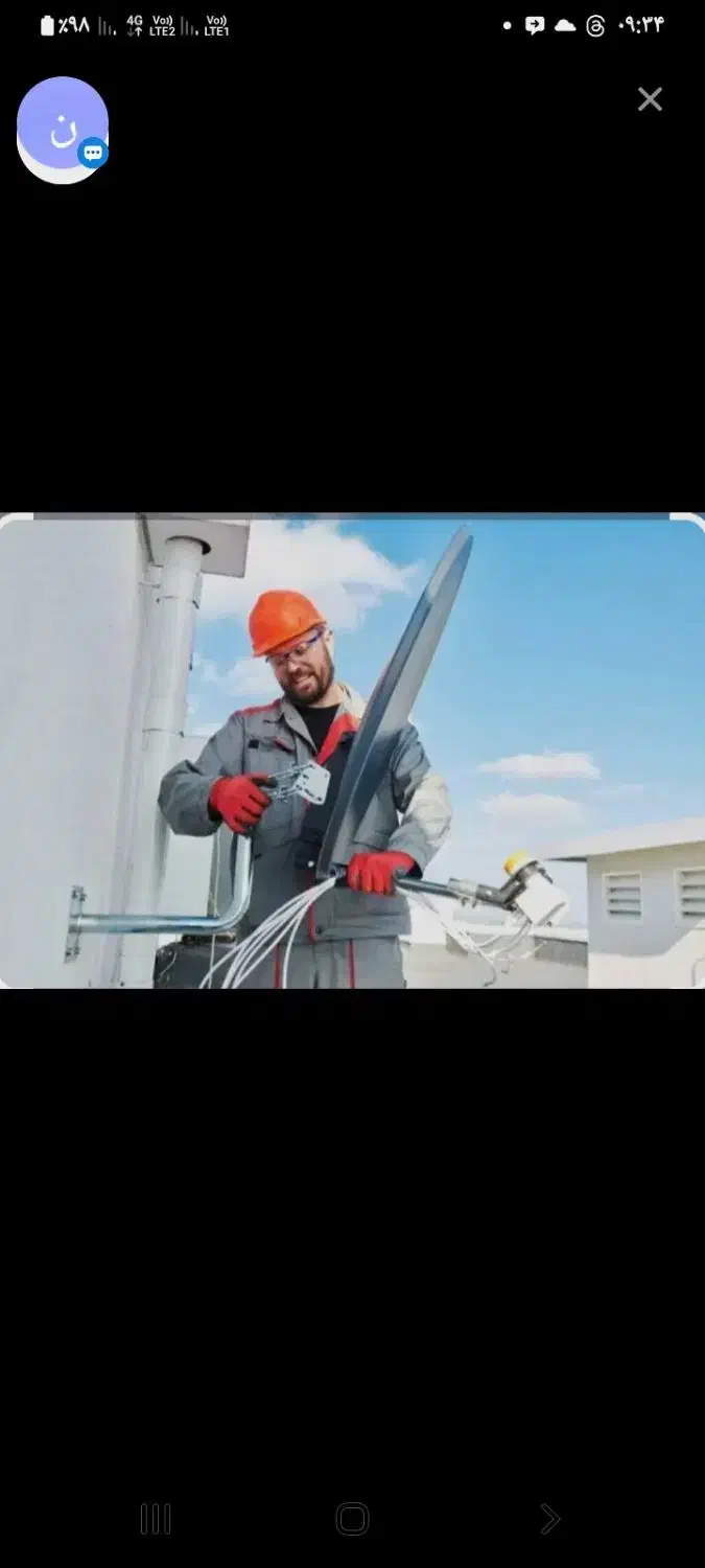 نصب آنتن ثابت وگردون سریع و باکیفیت در شادمان|خدمات پیشه و مهارت|تهران, جیحون|دیوار