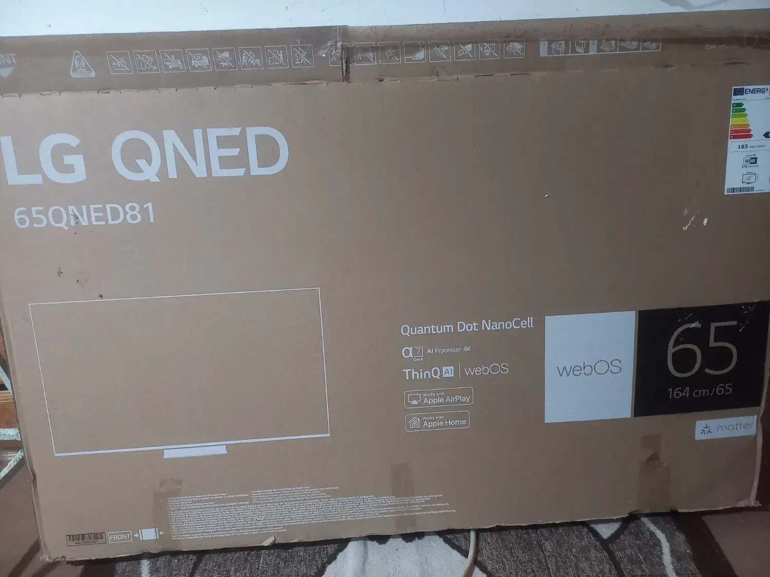 کارتون تلوزیون 65 اینج|تلویزیون و پروژکتور|اندیمشک, |دیوار