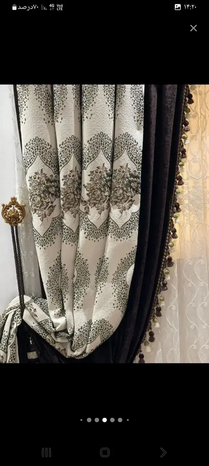 پرده حال|پرده، رانر، رومیزی|لشت نشا, |دیوار