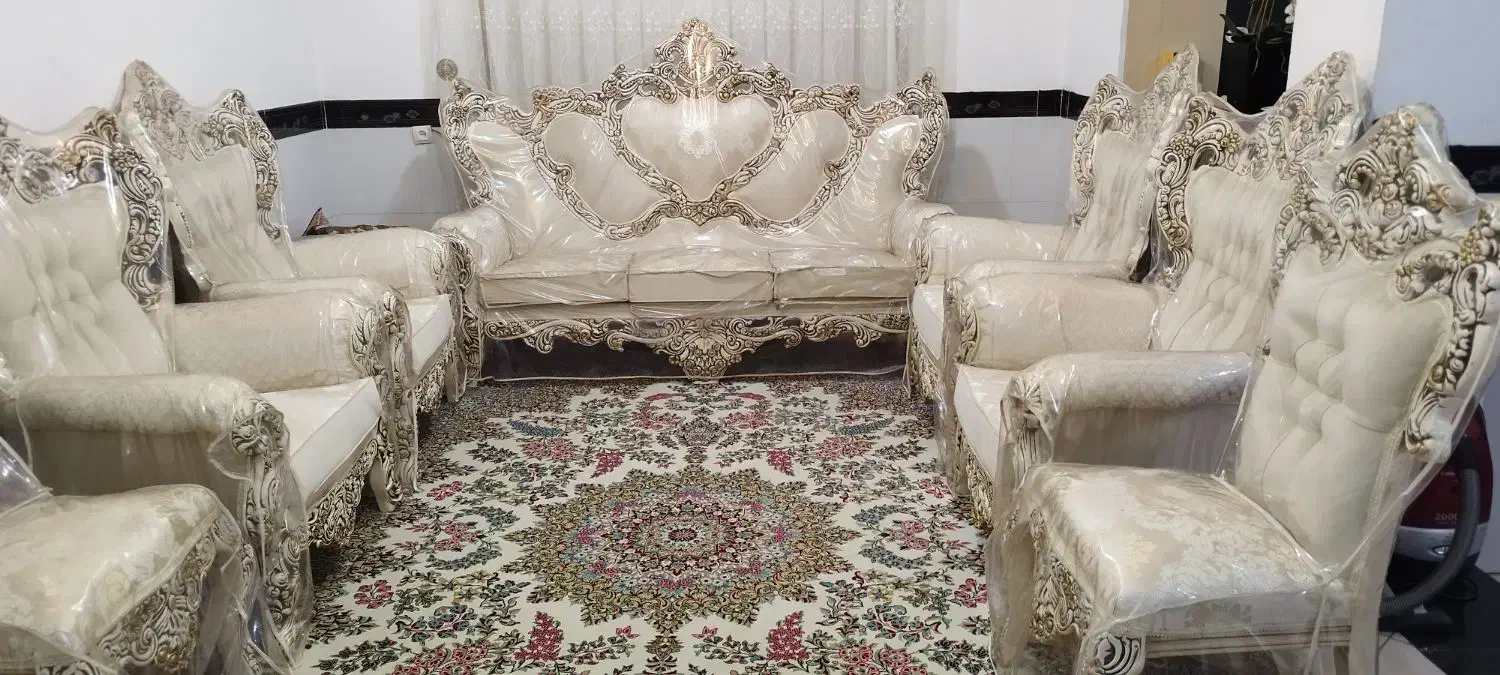 مبل کلاسیک|مبلمان خانگی و میز عسلی|جیرفت, |دیوار