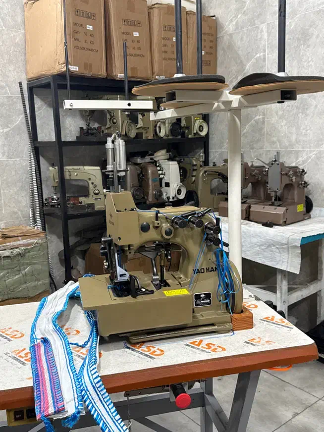 چرخ خیاطی صنعتی جامبو بگ دوزی دو کاره تایوانی|چرخ خیاطی و ریسندگی|ری, تصفیه خانه|دیوار