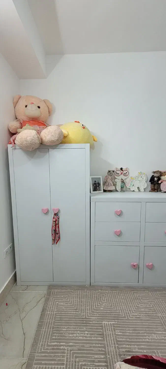 کمد و دراور سفارشی ساز کودک و نوجوان|تخت و سرویس خواب|قم, انسجام|دیوار